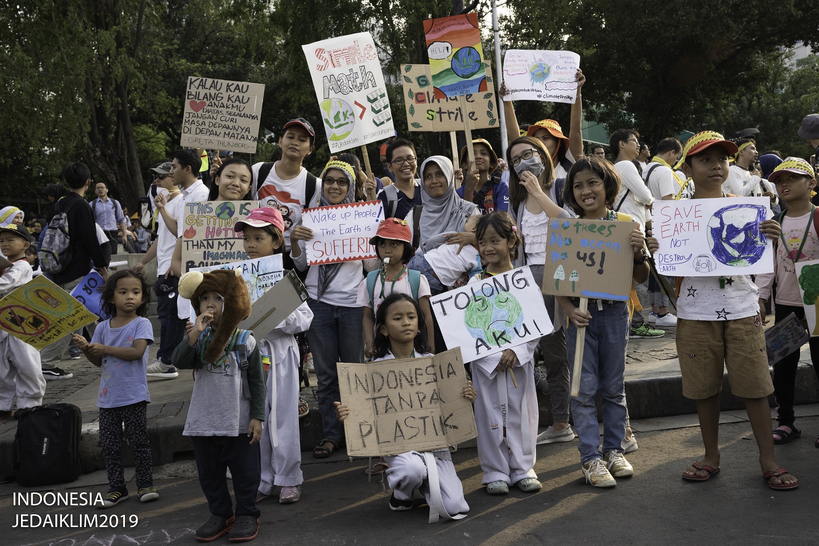 children climate strike jakarta