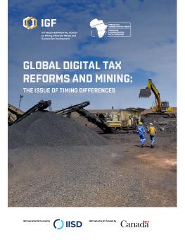 Global Digital Tax Reforms and Mining: The issue of timing differences