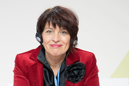 Portrait of Doris Leuthard, Head, Federal Department of Environment, Transport, Energy and Communications, Switzerland, Switzerland