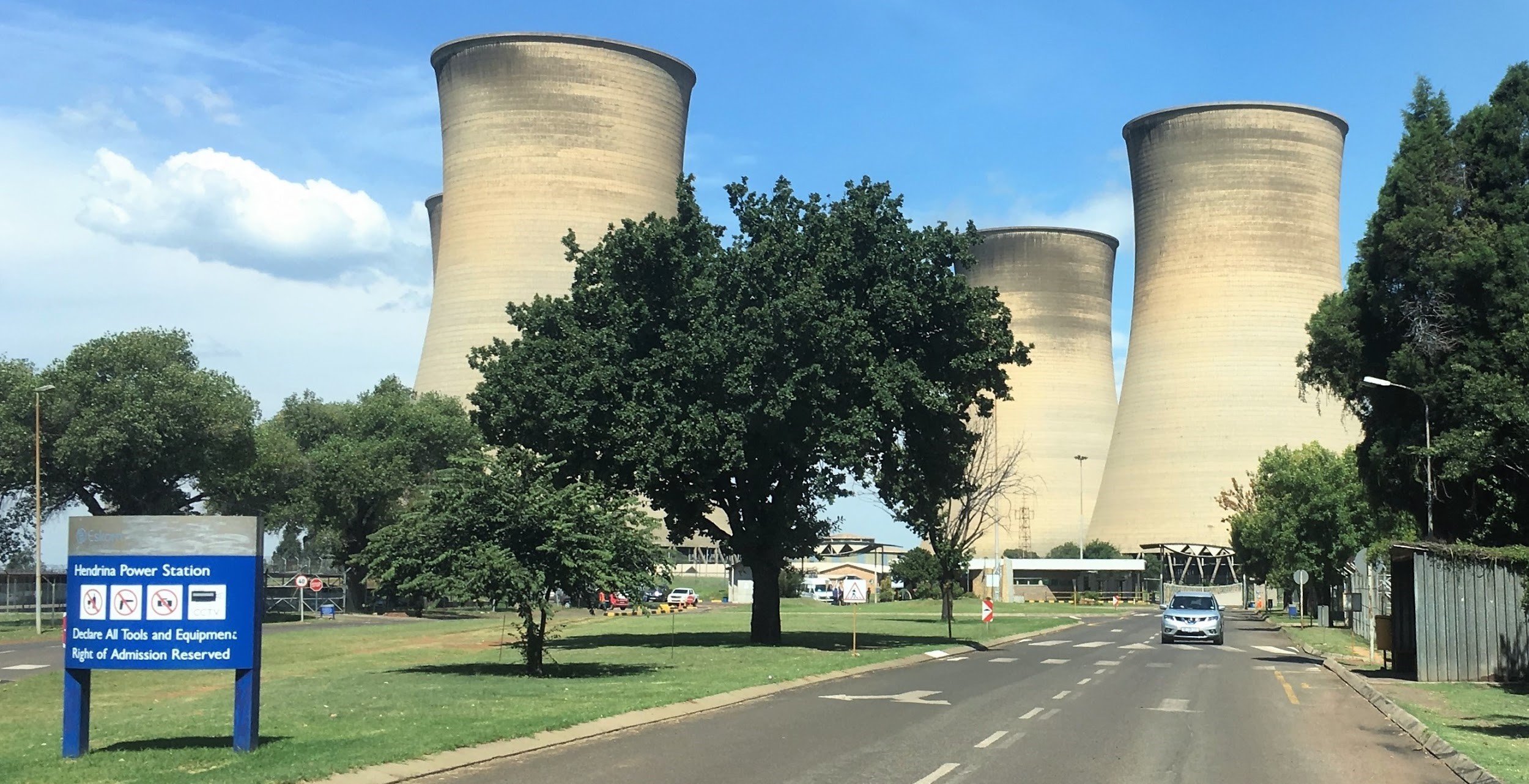 Cooling towers at closed Hendrina Power Station, Mpumalanga, South Africa