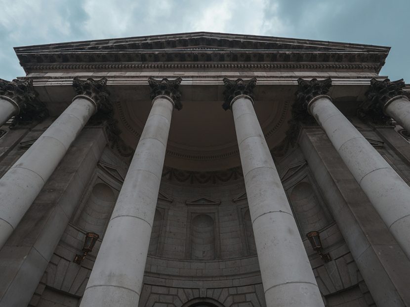 A courthouse in Ireland.