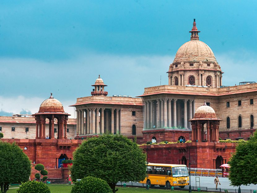A government building in India.