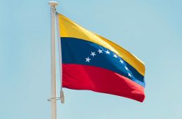 Yellow, blue, and red flag of Venezuela.