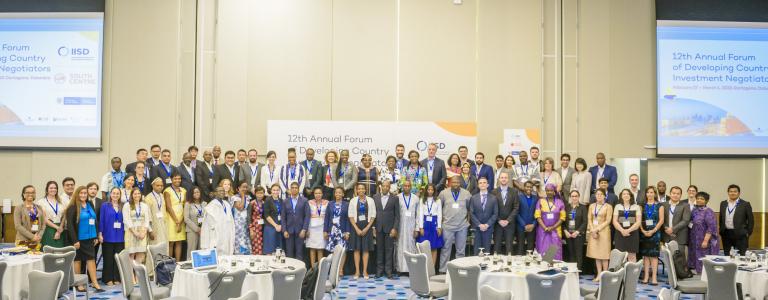 Group photo from 12th annual investment forum