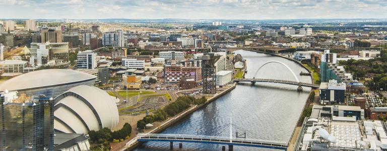 River running through Glasgow