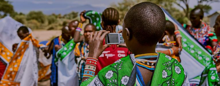 women gathered for photograph