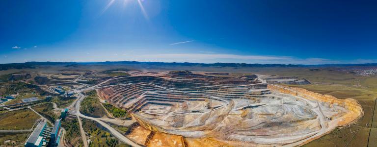 Copper mine in Mongolia
