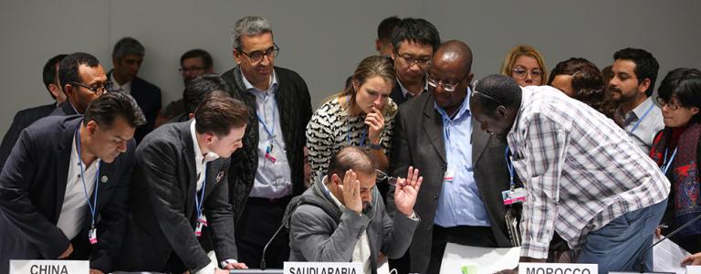 Huddle at COP15