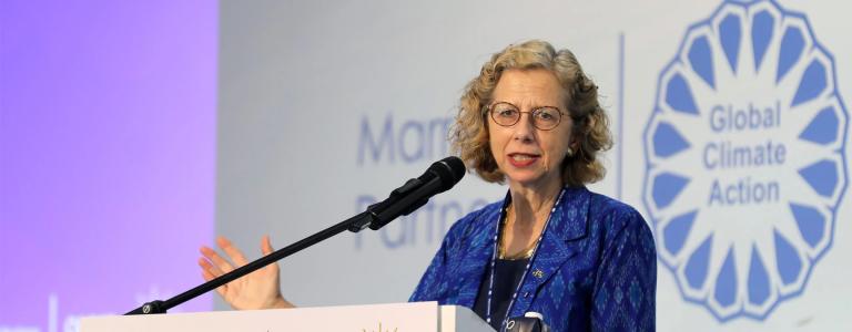 UNEP Executive Director Inger Andersen at COP 27 on November 15, 2022.