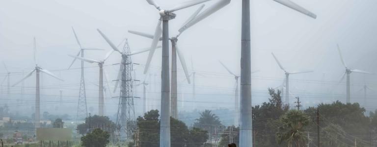 Wind turbines in India