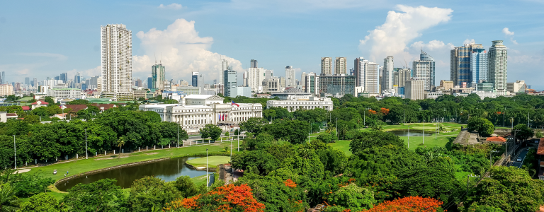 Skyline of Manila, Philippines