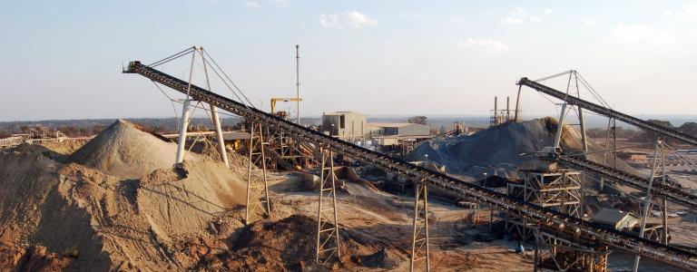 Mine infrastructure in Zambia