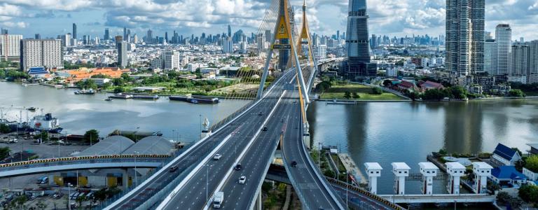 The Bhumibol Bridge, Bangkok, Thailand