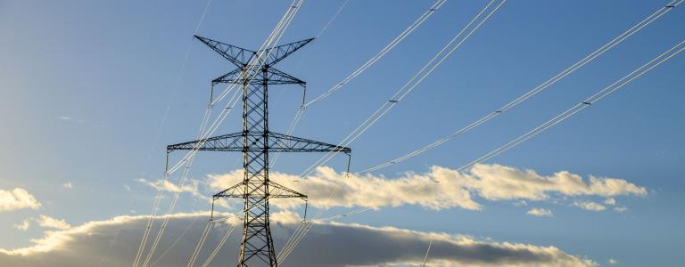 Transmission lines in Canada. 