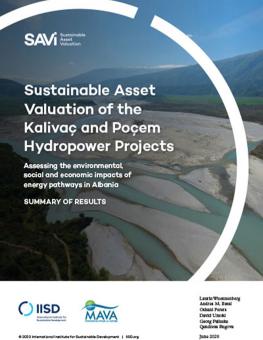 SAVI Hydropower Albania cover page