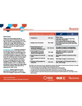 G20 Scorecard: Russia