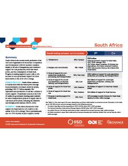 G20 Scorecard: South Africa