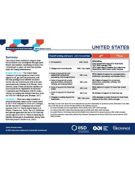 G20 scorecard on fossil fuel funding: United States