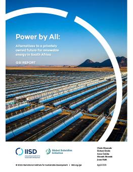 Power by All: Alternatives to a privately owned future for renewable energy in South Africa cover