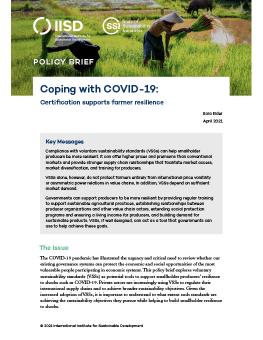 Coping With COVID-19: Certification supports farmer resilience 