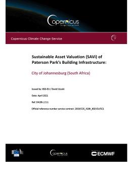 A Sustainable Asset Valuation (SAVi) of Paterson Park's Building Infrastructure: City of Johannesburg (South Africa) cover