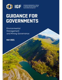 IGF Guidance for Governments: Environmental Management and Mining Governance cover