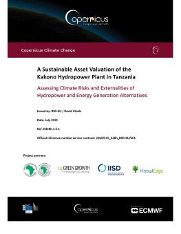 A Sustainable Asset Valuation of the Kakono Hydropower Plant in Tanzania