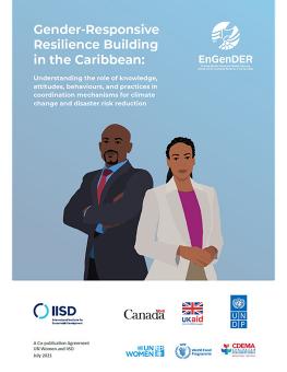 Gender-Responsive Resilience Building in the Caribbean Publication Cover