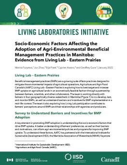 Socio-Economic Factors Affecting the Adoption of Agri-Environmental Beneficial Management Practices in Manitoba: Evidence from Living Lab – Eastern Prairies