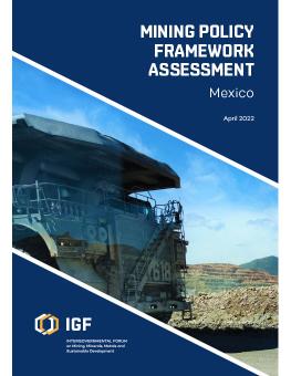 Mining Policy Framework Assessment: Mexico 