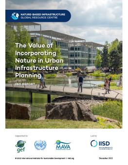 The Value of Incorporating Nature in Urban Infrastructure Planning showing urban business park