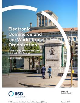 Electronic Commerce and the World Trade Organization report cover
