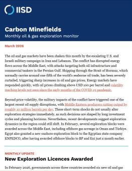 Carbon Minefields March 2026 edition cover