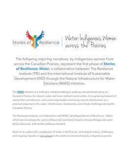 Stories of Resilience digital story