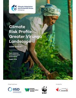 Climate Risk Profile: Greater Virunga Landscape report cover