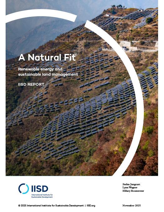 A Natural Fit | International Institute for Sustainable Development