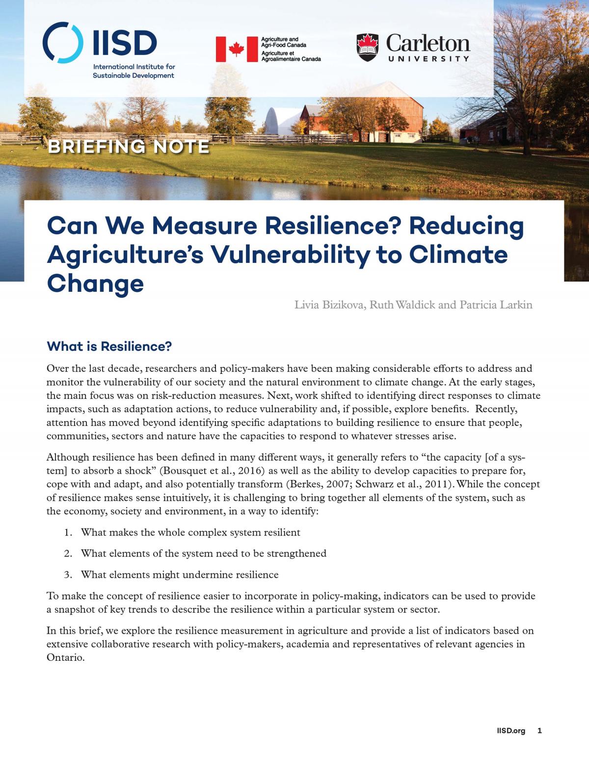 climate change research paper 2019