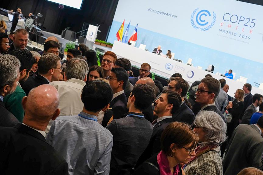 Delegates at COP25