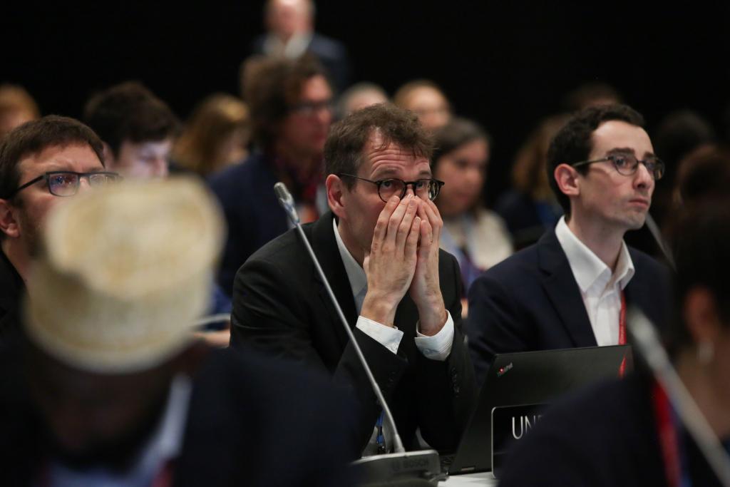 UNFCCC COP 25 delegate reaction (Photo by IISD ENB Kiara Worth)