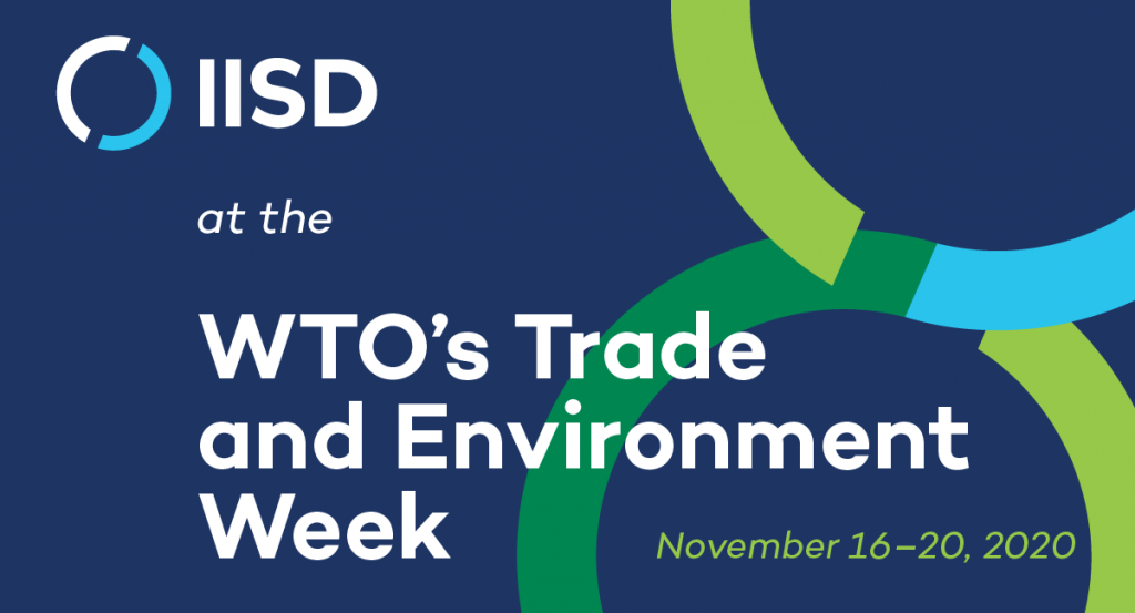 IISD at the WTO's Trade and Environment Week