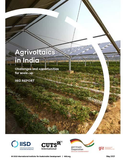 Agrivoltaics in India: Challenges and opportunities for scale-up report cover
