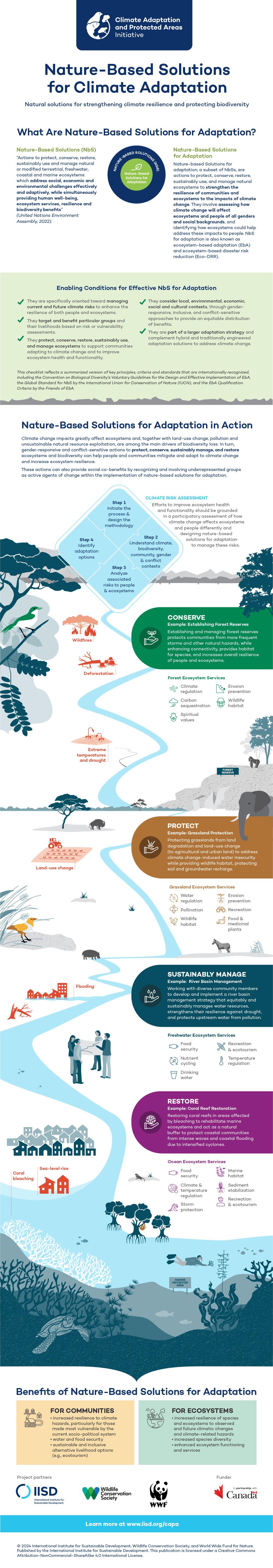 CAPA Initiative Nature-Based Solutions for Climate Adaptation poster