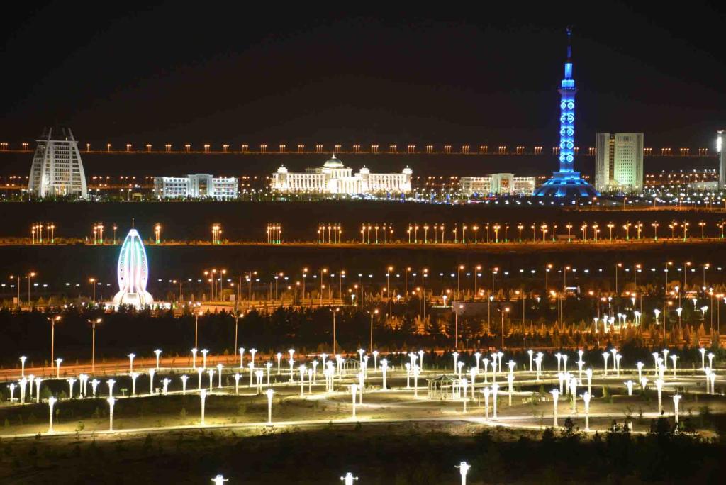 View of Ashgabat, Turkmenistan