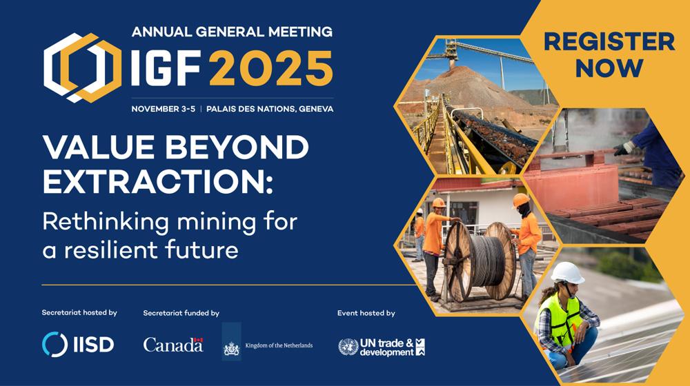 Poster for the 21st IGF Annual General Meeting