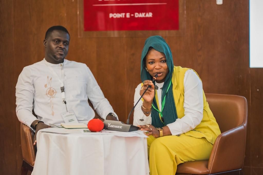 Doudou DIEDHIOU, Chef Antenne Nebeday Toubacouta and Lieutenant Fatou MANÉ, DAMCP