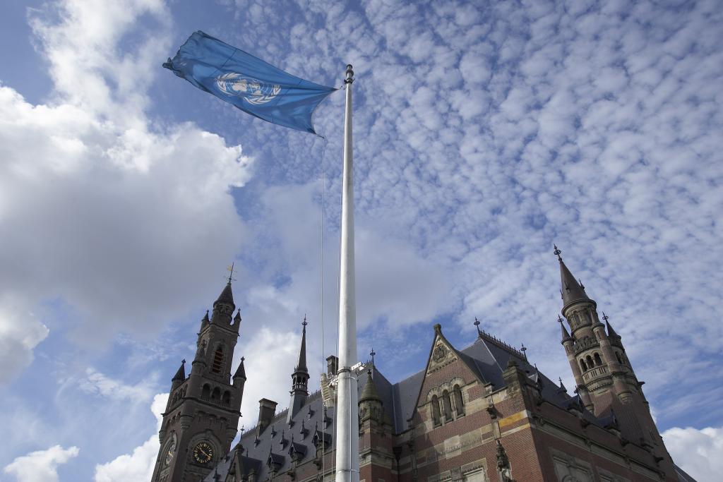 The Peace Palace in The Hague, Netherlands, seat of the International Court of Justice (ICJ)