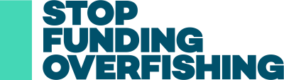 Logo for the Stop Funding Overfishing coalition