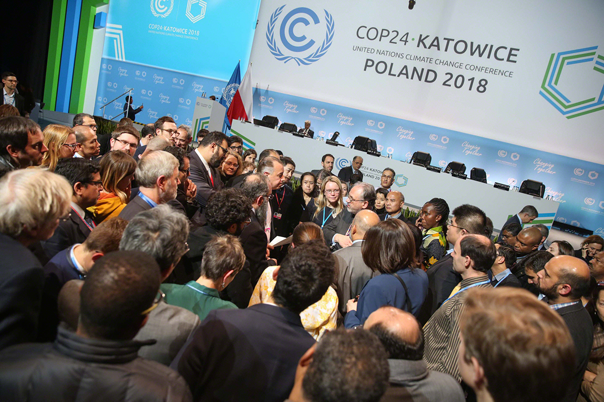 COP24 delegates in Katowice, Poland