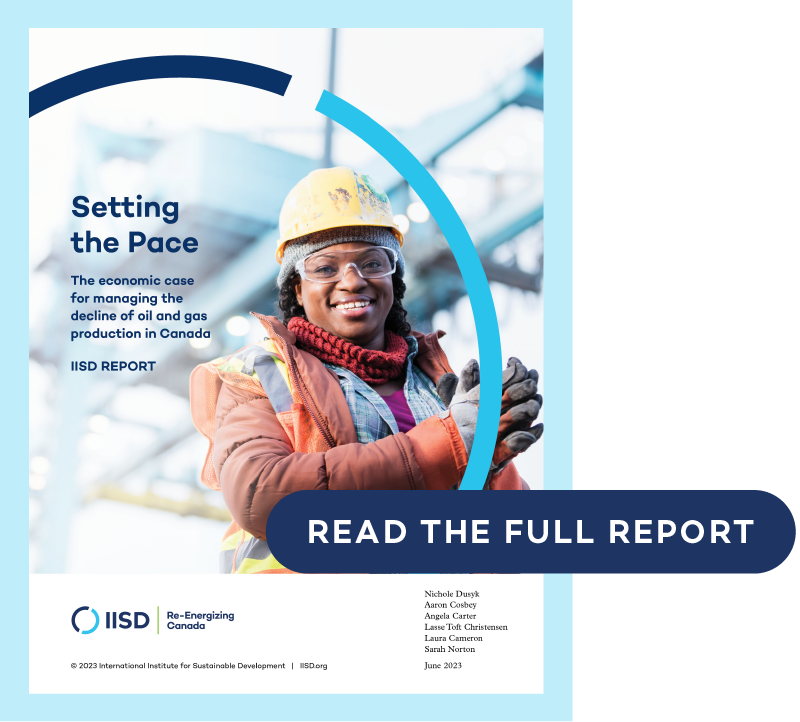 Cover of a report called "Setting the Pace" with a button "Read the Full Report"