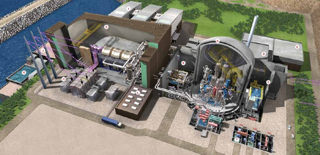 Generic design of the Hickley Point C reactor. Source: EDF